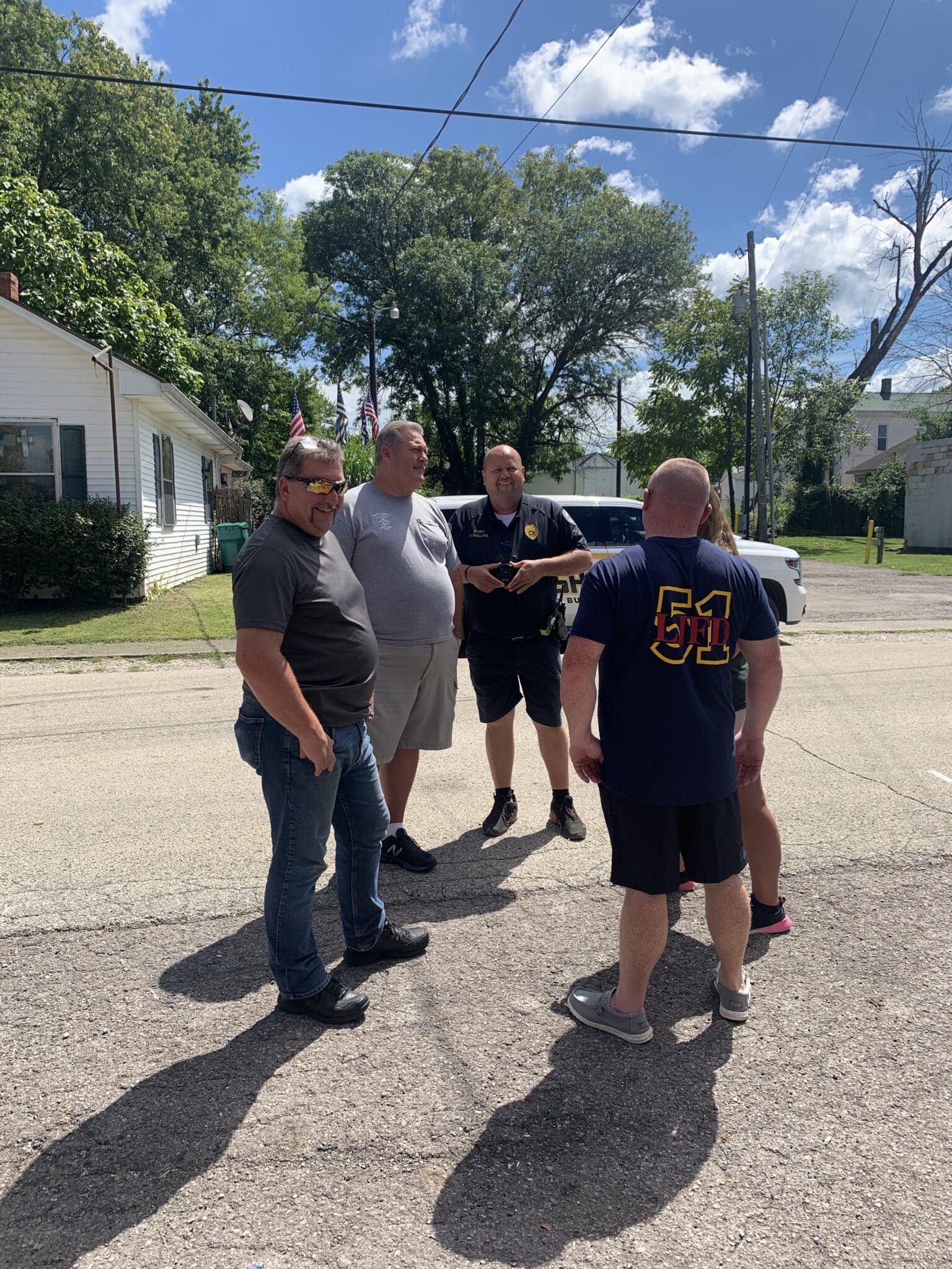 Mayor Dangerfield Hosts Cookout for Employees and First Responders