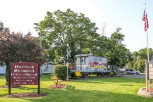 L&N Caboose Car on display in Lebanon Junction